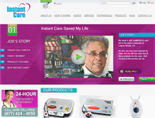 Tablet Screenshot of myinstantcare.com